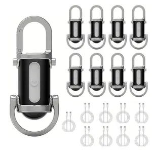 1/2/3 Pcs USB Rechargeable LED Keychain Flashlight with Carabiner Hook – Mini Portable for Camping, Emergency & Daily Use, Compact Lightweight, Long Battery Life, Bright Illumination, Easy Clip-On Carry, Essential Outdoor & Home Safety Tool