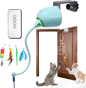 Interactive Toy,Toys For Cats,Interactive Toy,Toy Exercise Toy,Cat Wand,The Three Colors Are White Blue Green,Make The Cat Happy All Day Long,Perfect For Cat Households Of All Ages.