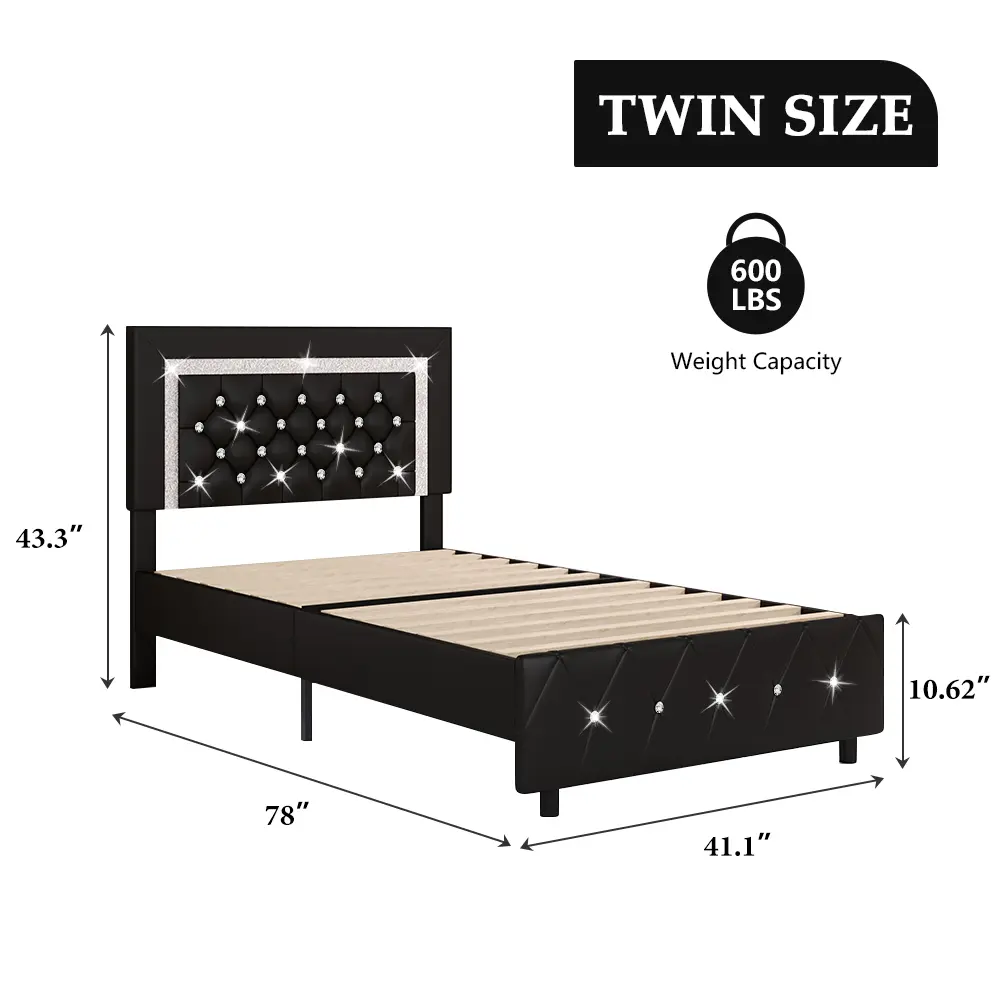 Twin Size Black