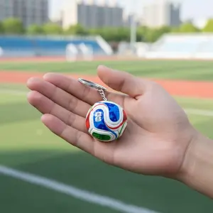 2026 Usa Mexico Mexico World Cup Football Keychain, Detailed Decoration, Jules Rimet Trophy Souvenir Gift for Men & Women