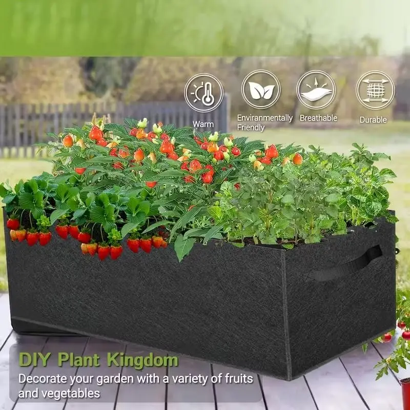 4-Pack Durable Non-Woven Plant Pots, 10-Gallon Heavy-Duty Grow Bags with  Handles, Heavy Duty Planter, Ideal for Vegetables, Flowers, Fruits, Indoor  & Outdoor Gardens, Planting Bags - TikTok Shop