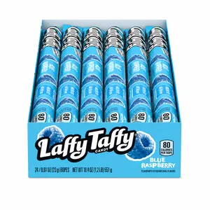 Laffy Taffy Blue Raspberry Raspberry Rope Blue Raspberry 3/99C 24 Count 0.81 ounces