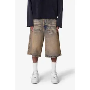 mnml Baggy Dust Stone Denim Shorts - Vintage Blue mnml Baggy Dust Stone Denim Shorts - Vintage Blue