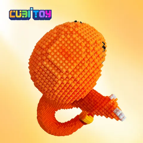 CubiBRICK Animation Series Large Char-Char (12,858 PCS) Micro 3D Building Block Model