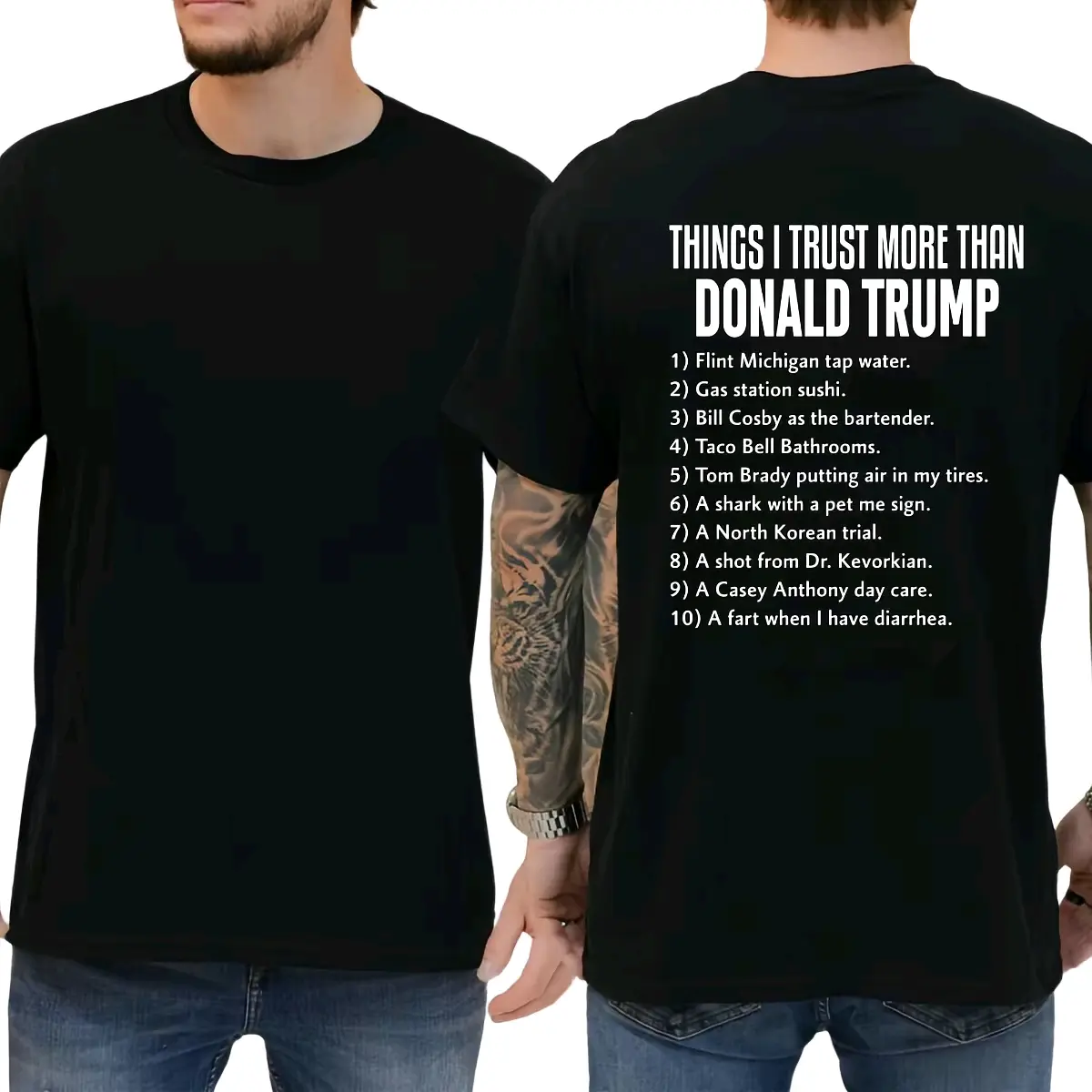 Things ITrust More Than Donald Trump T-shirt,Funny Shirts,Democrat Tee,Libera Tee