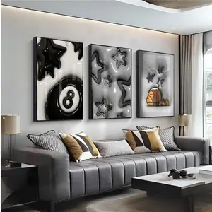 Set Of 3 HypeBeast Room Decor, Cool Wall Art Set, Hypebast Poster, 3D Wall Art Bundle, HypeBeast Wall Art, Trendy