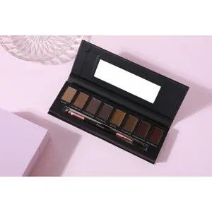 Eyebrow Makeup Kits | 8 Shade Brow Palette with Brush