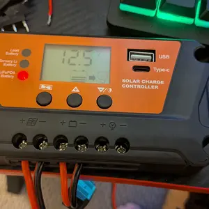 Trickle Charger Battery 30W Dual-Sided Solar Panel Kit Controller, RV Maintenance Unit, IP65 Waterproof Rating, Wind and Snow Resistant, 10A PWM Charge Controller with 23.6-Foot Cable TikTokShopBlackFriday