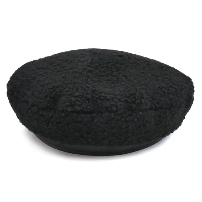Pre-owned HERMÈS Others Small Leather Goods Mouton Beret Shearling Beret 56