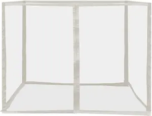 GDY Universal Replacement Canopy Net, Mesh Netting Fabric Screen Wall Curtain with Zipper for 10x12ft Canopy Tent