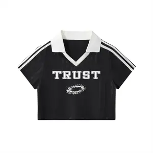 Divine Jay “TRUST ™” Contrast Collar Striped Jersey - Isaiah 60:22 Edition