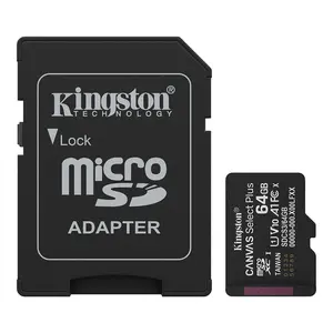 Kingston Technology Canvas Select Plus microSDXC UHS-I Class 10 Memory Card with SD Adapter