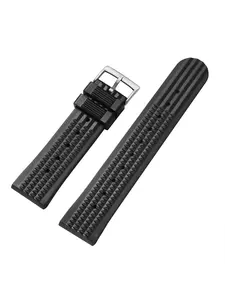 Waffle Watch Strap with Tool - 20mm Breathable Waffle Strap Men's Sports Strap Stainless Steel Buckle Adjustable Wristband for Smartwatche