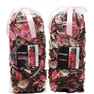 Potpourri Bags,Rose Scented Potpourri Dried ,  Decorative Bowl Vase Fillers,  Sachet,2 Bags-8.4oz