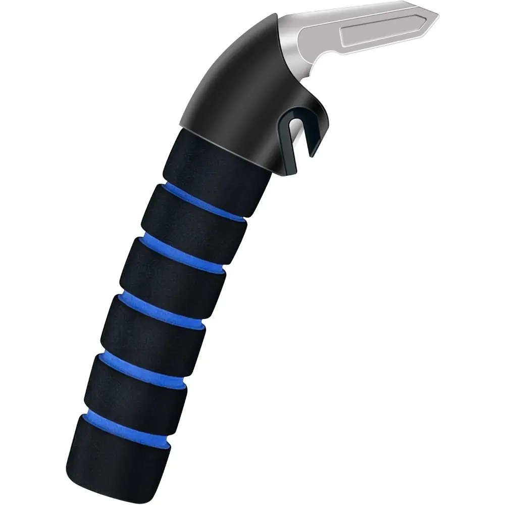 Door Handle For Elderly, Handicapped Car Assist Support, Multifunction Door Latch Bar(Blue)