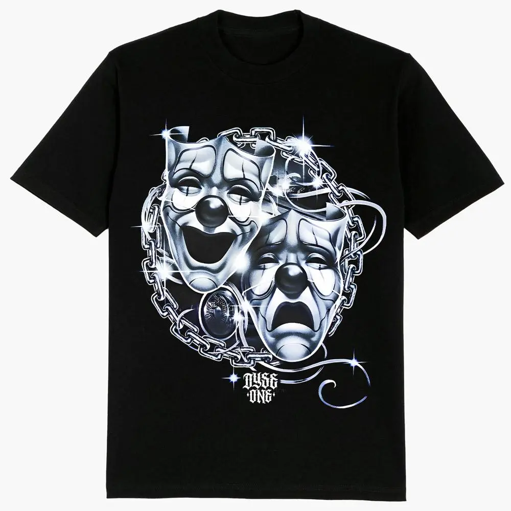 Men's Short-Sleeve Sports T-Shirt - Smile Now Cry Later 11 Graphic Tee, Chicano Cholo Streetwear, Lowrider Gangster Clothing, Men's Gift