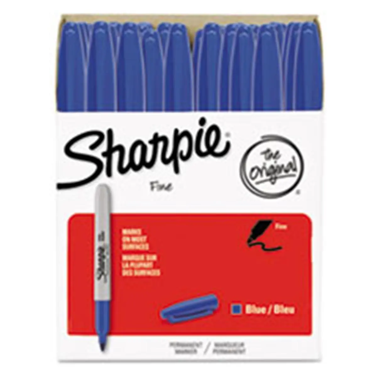 Sanford Original Sharpie Permanent Marker, AP Certified Nontoxic, Fine Tip, 36-be (Office Stationery Writing Tool)