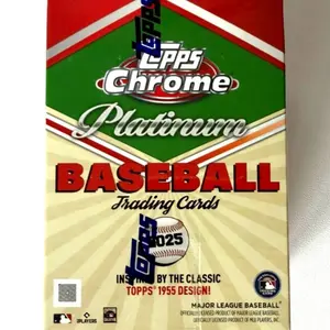 2025 Topps Chrome Platinum Anniversary Baseball Value Box new sealed
