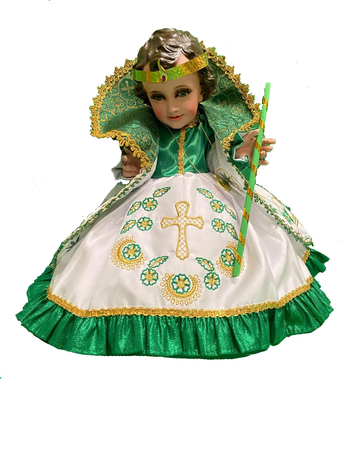 SAN JUDAS TADEO 2026 Baby Jesus Outfit Handmade Design with Accessories Underclothes and Shoes for Nino Dios Ropita de Niño Dios Traje Bebé Niño Dios
