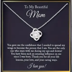 A Diamond Heart Necklace for My Beautiful Mother - A Mother's Day Gift