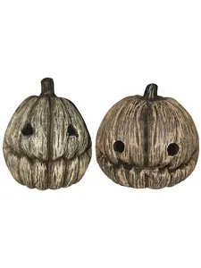 RESIN AGED JACK O LANTERN ASSORTMENT