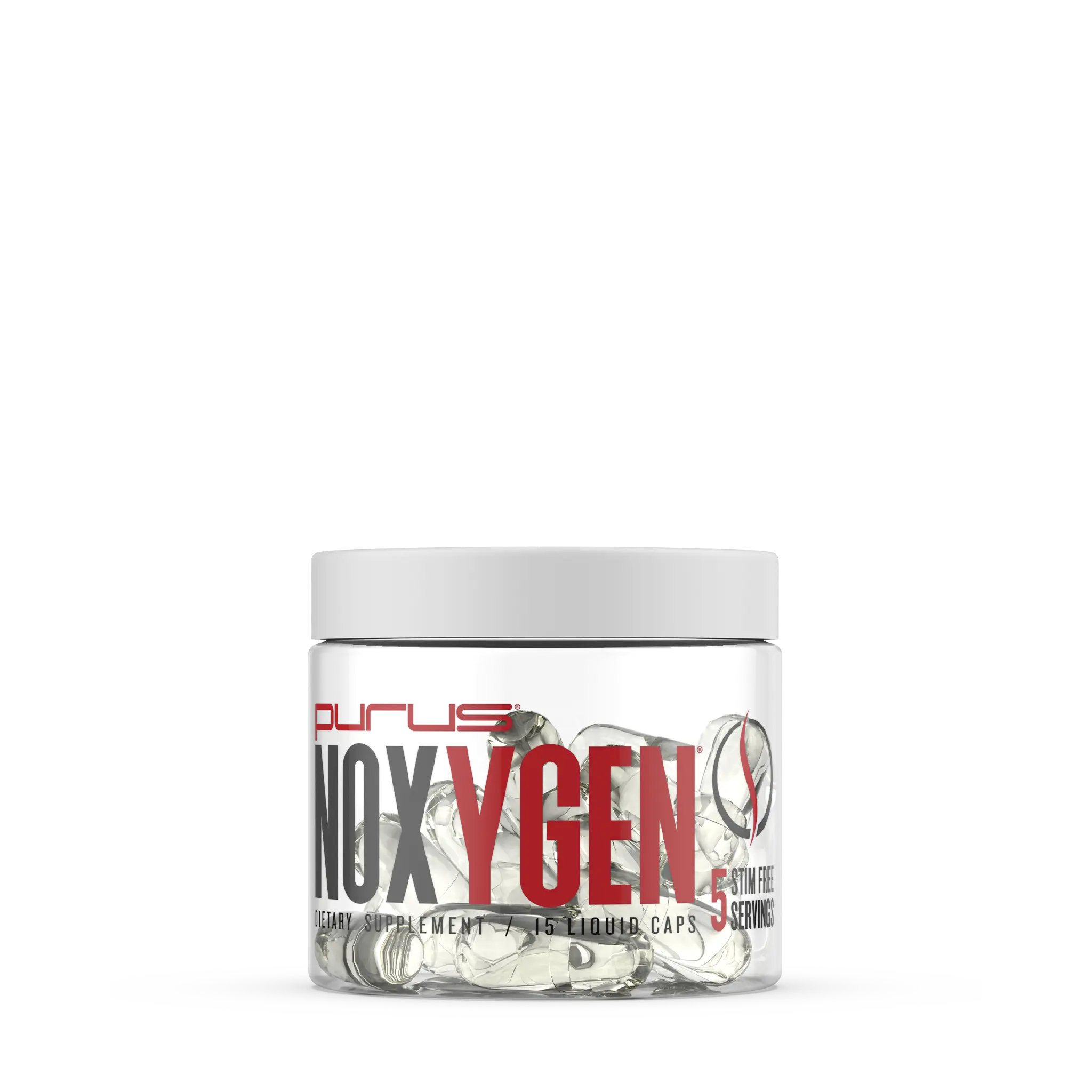 Purus Labs NOXygen Liquid Capsules - 5-Serving Fitness Pre-Workout Nutrition Supplement