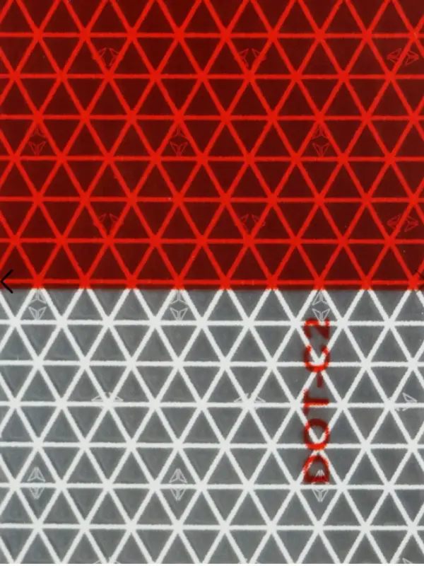 Oralite- V92 Daybright DOT-C2 Conspicuity Reflective Tape – 6" Red / 6" White (Per Foot)
