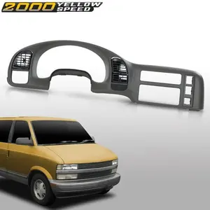Fit For 1995-2005 Chevy Astro Van Gmc Safari Gauge Cluster Dash Radio Bezel Gray
