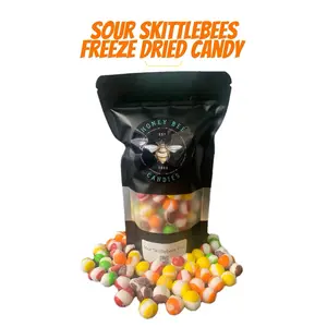 Freeze Dried Sour Skittlebees Honey Bee Snack