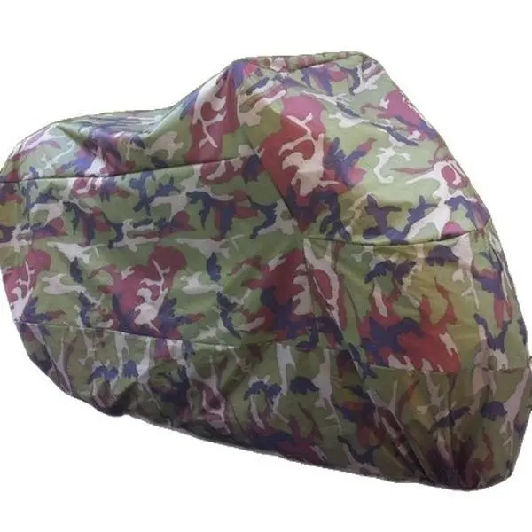 190T camouflage silver-coated motorcycle cover, electric vehicle cover, car body cover, sun protection and rainproof cover