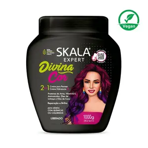SKALA Expert Divina Cor Hair Mask 1000g - Vegan Sunflower Oil Conditioner for Normal Straight Wavy Hair Color & Chemically Treated Hair Care