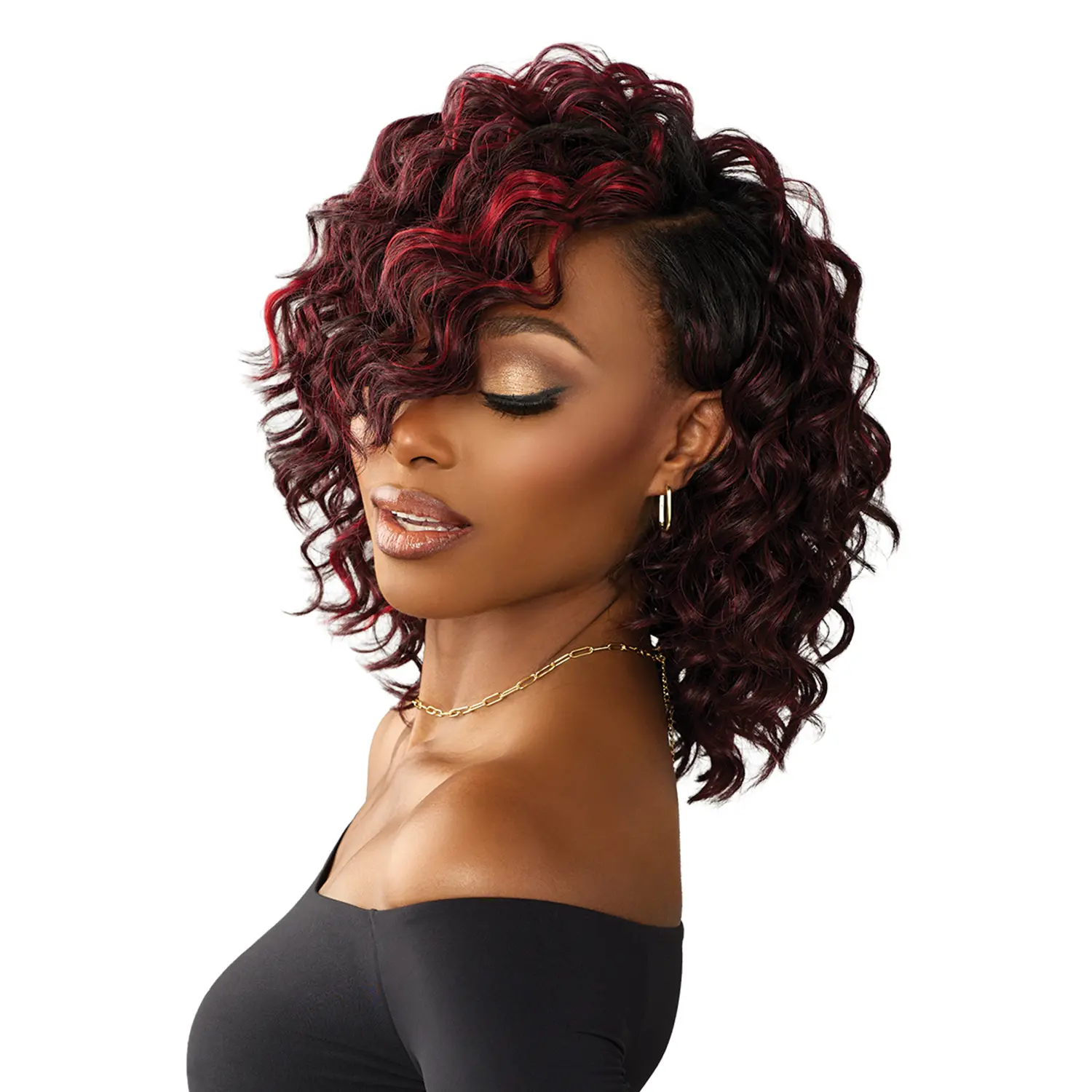 Sensationnel Human Hair & Premium Fiber Blend Weaves ModCut 3Pcs (10S)