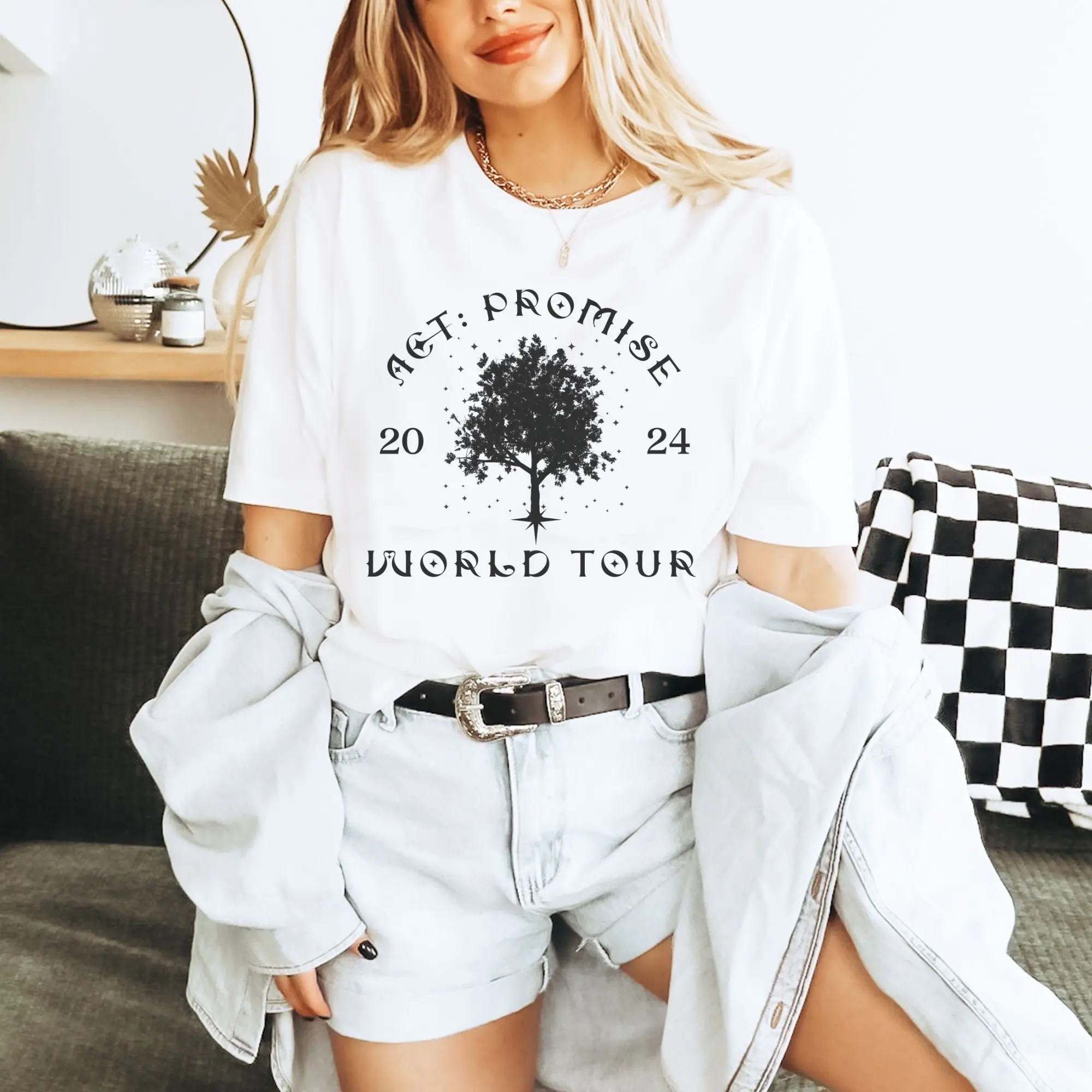 Act Promise Tour Shirt 2024, MOA Gift, Kpop Concert Apparel, Soobin, Yeonjun, Beomgyu, Taehyun, HueningKai, K-pop Tour Merch 180624VACL-26