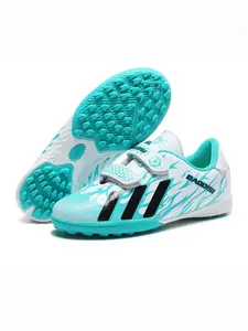 Youth Soccer Shoes, Indoor Artificial Grass Cleats, Five-A-Side Casual Football Boots, Training Shoes for Boys and Girls, All-Season Sporty Style