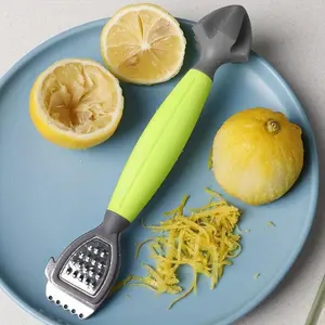 Lemon Peeler, Lemon Zester with Soft Handle, Fruit Reamer, Cheese Grater, Lemon Zester, Citrus Squeezer, Kitchen Tools, Kitchen Accessories, Utensils