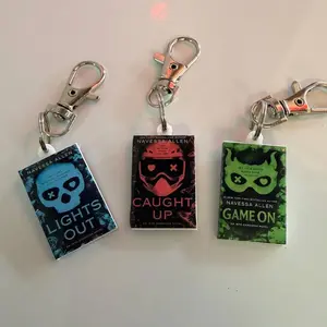 Navessa Allen- Lights Out, Caught Up, & Game On Mini Book keychain