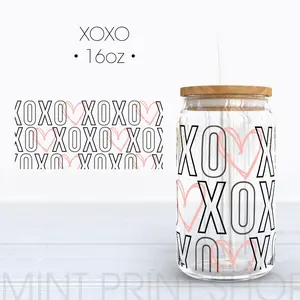 XOXO | UV DTF Cup Wrap XOXO | UV DTF Cup Wrap
