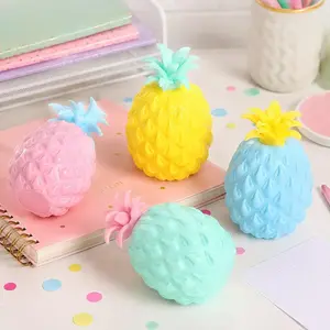 Pineapple Squishy Stress Ball – Soft Water Beads Squeeze Toy, Sensory Fidget for Anxiety Relief, Relaxing Desk Toy for Kids & Adults