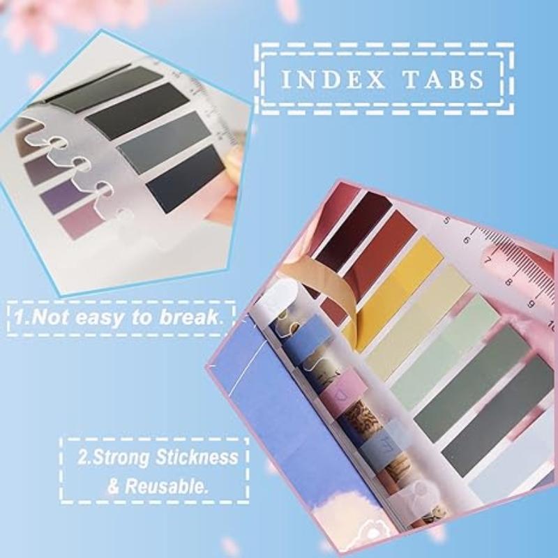 200 Sheets Posted It Transparent Sticky Note Index Tabs Adhesive Tabs Arrow Flags Sticky Note for Page Marker Planner Stickers Office School