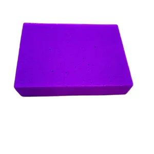 Large Square Grout Sponge for Multi Use Construction Purple Color Durable and Versatile Tool