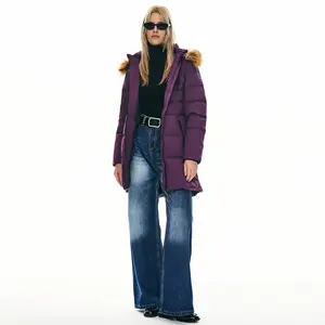 Orolay Women's Winter Down Jacket with Faux Fur Trim Hood, Slim-Fit, Windproof and Water-Resistant Coat for Outdoor Activities and Casual Wear Jacket