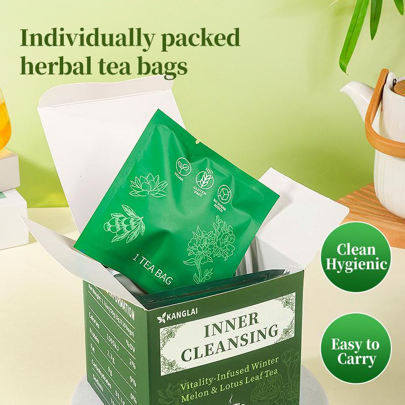 Premium Winter Melon & Lotus Leaf Herbal Tea –  Carefully Selected Botanical Ingredients, 100% Natural, Caffeine-Free, Vegan & Gluten-Free –  Herbal Tea for Digestive Comfort & Daily Balance detox