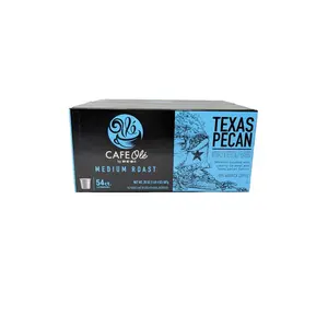 Cafe Ole By HEB Texas Pecan Coffee K-Cups 54 Count Box