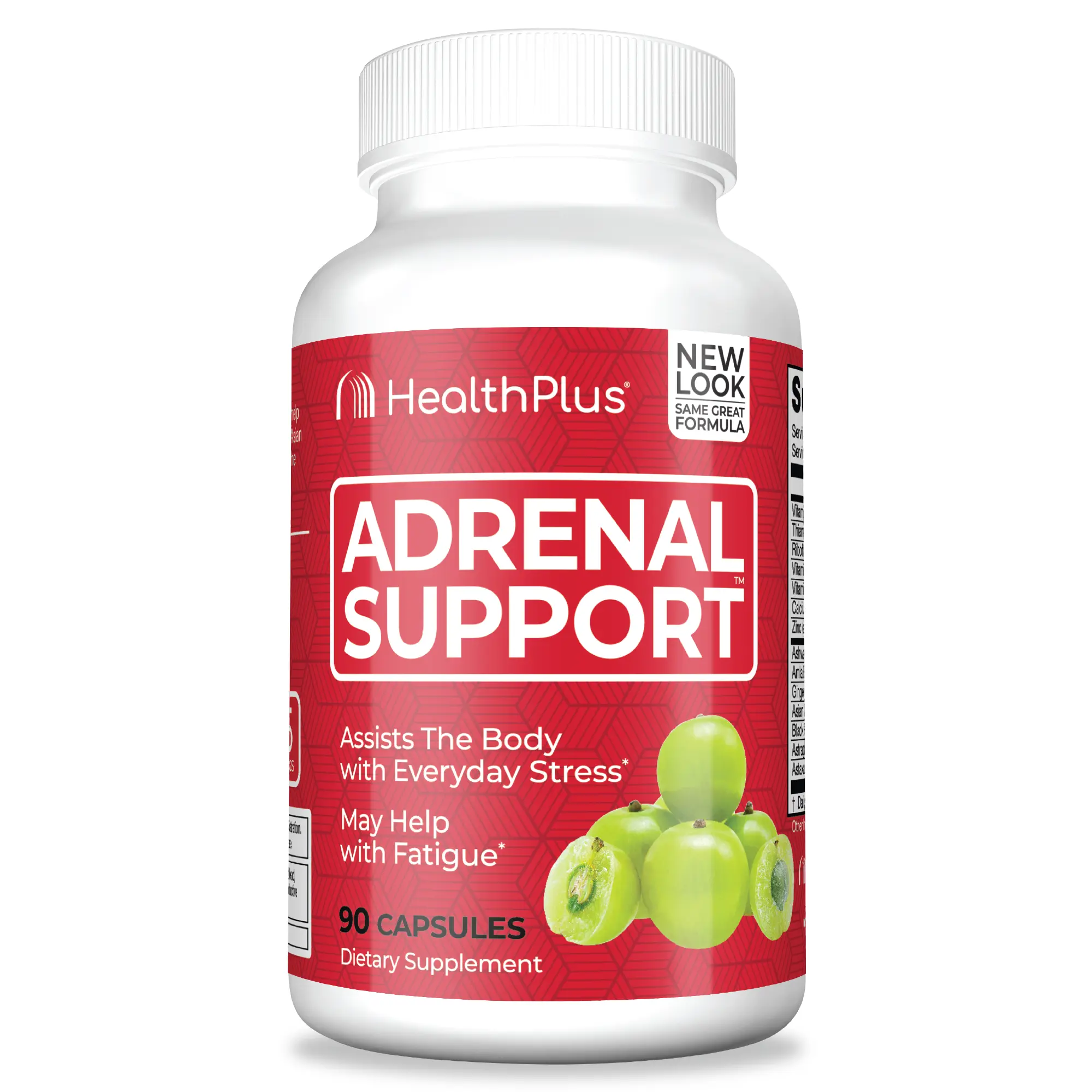 Health Plus Adrenal Cleanse Supplement with Ashwagandha – Stress Relief & Antioxidant Support, 90 Capsules
