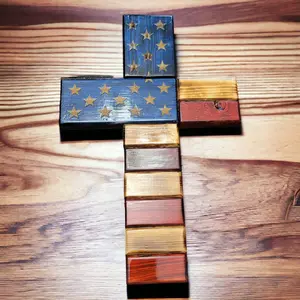 American Flag Cross