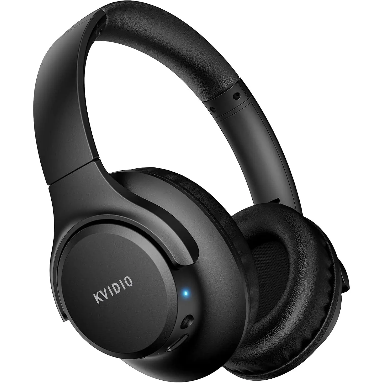 Bluetooth Headphones Over Ear, 65 Hours Playtime Wireless Headphones with Microphone, Foldable Lightweight Headset with Deep Bass, HiFi Stereo Sound Low Latency for Travel Work Cellphone