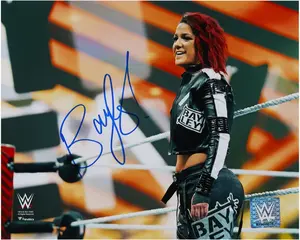 Bayley WWE Autographed 8" x 10" Standing on Apron Photograph - Fanatics Authentic Certified