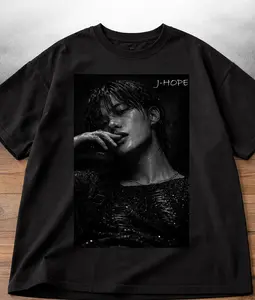 J-Hope shirt, Minimal Aesthetic Streetwear Design, Gift for J-Hope Fans, J-Hope T-shirt, Korean Idol Fan Art T-Shirt, Korean Style Lovers Unisex