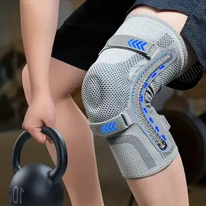 Adjustable Knee Cover with Soft Side Braces, Breathable Elastic Fabric, Comfortable for Daily Wear, Suitable for Both Indoor and Outdoor, Adjustable Knee Pads