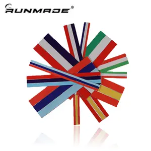 New 2026 runmade 20cm*1.5cm / 3cm / 6cm  Tricolors Universal Mirror Grille Sport Front Reflective Strip Sticker Vinyl Decal Badge Emblem car decoration accessoriess